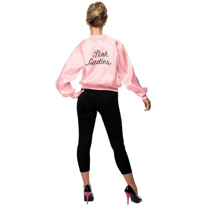 Grease Pink Ladies Jacket Embroidered - Image 3